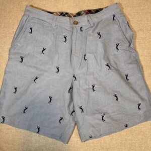 J. Crew blue golf embroidered shorts-32